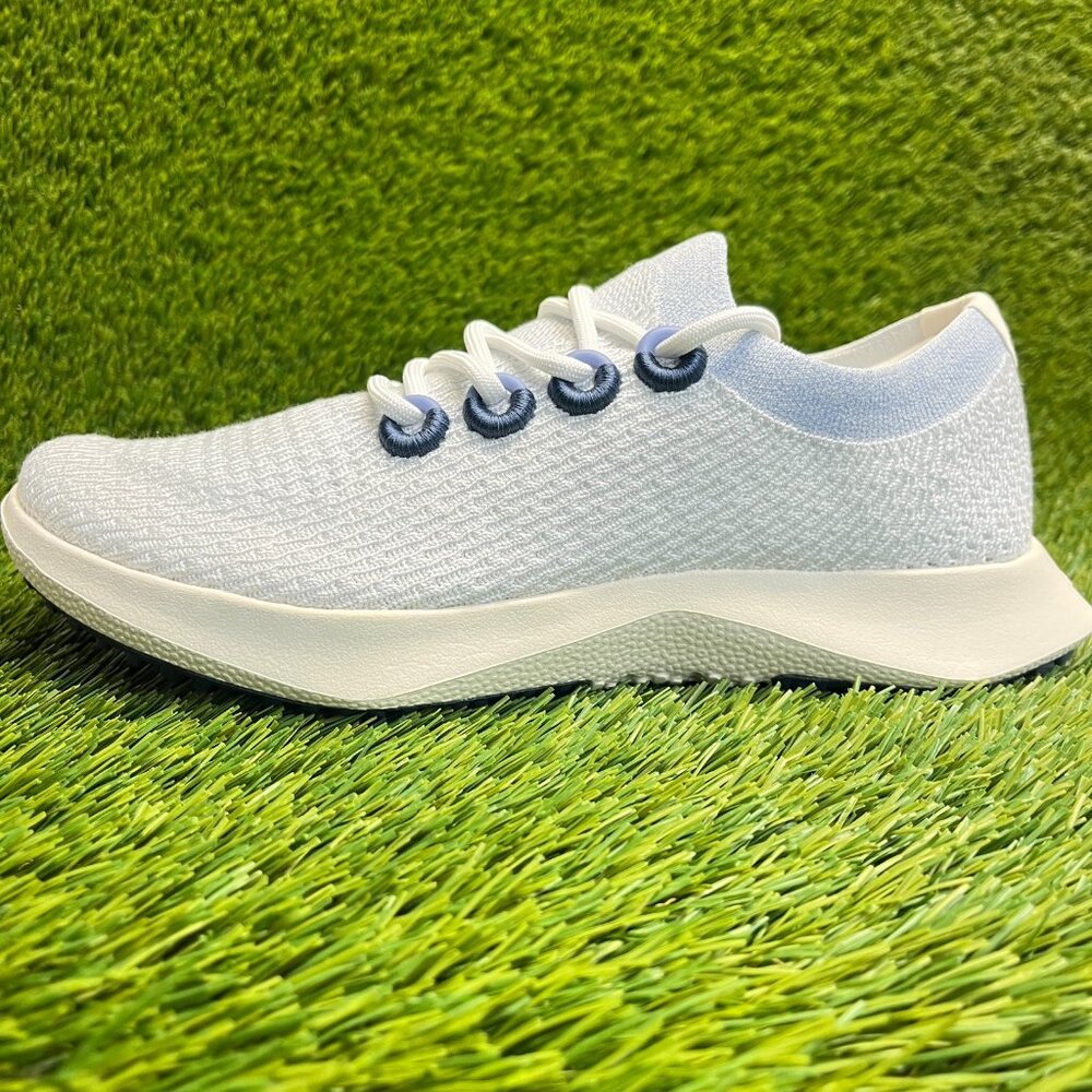 allbirds Men's Light Blue and White Tree Runners Sneakers - Picture 3 of 11